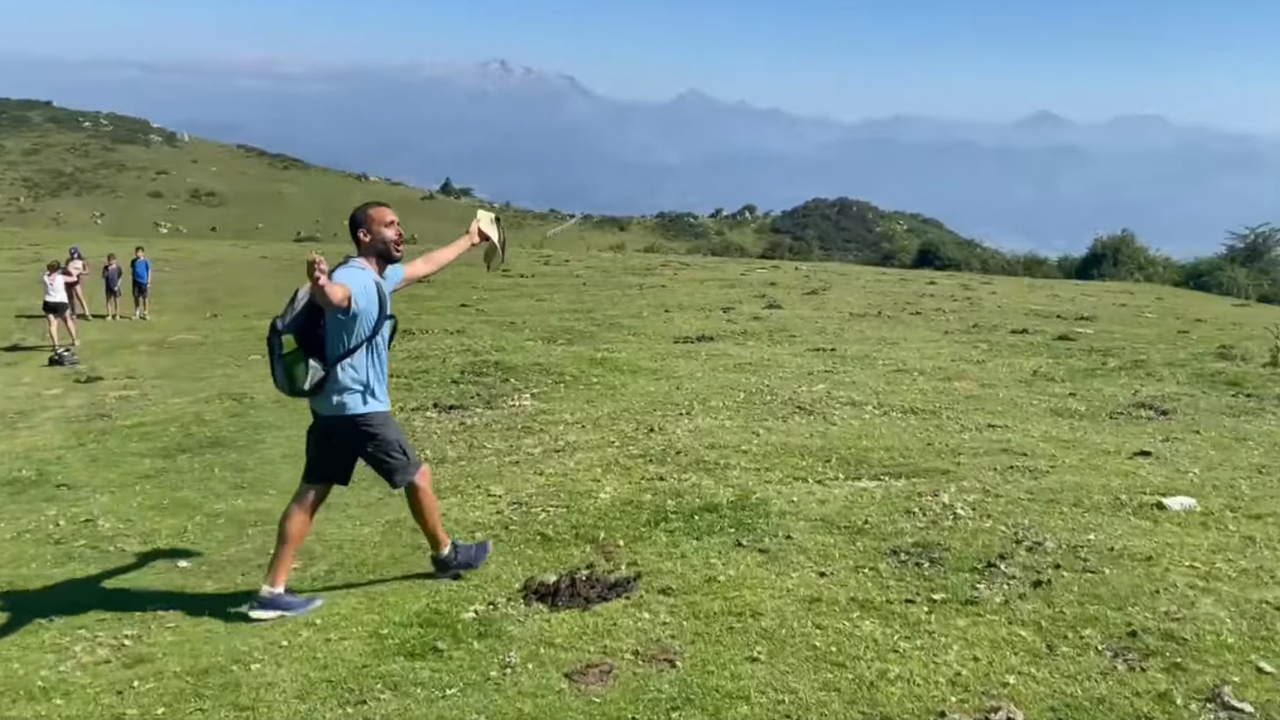 Spiriman Visita Asturias Para Coronar El Pico Pienzu Durante Su Lucha